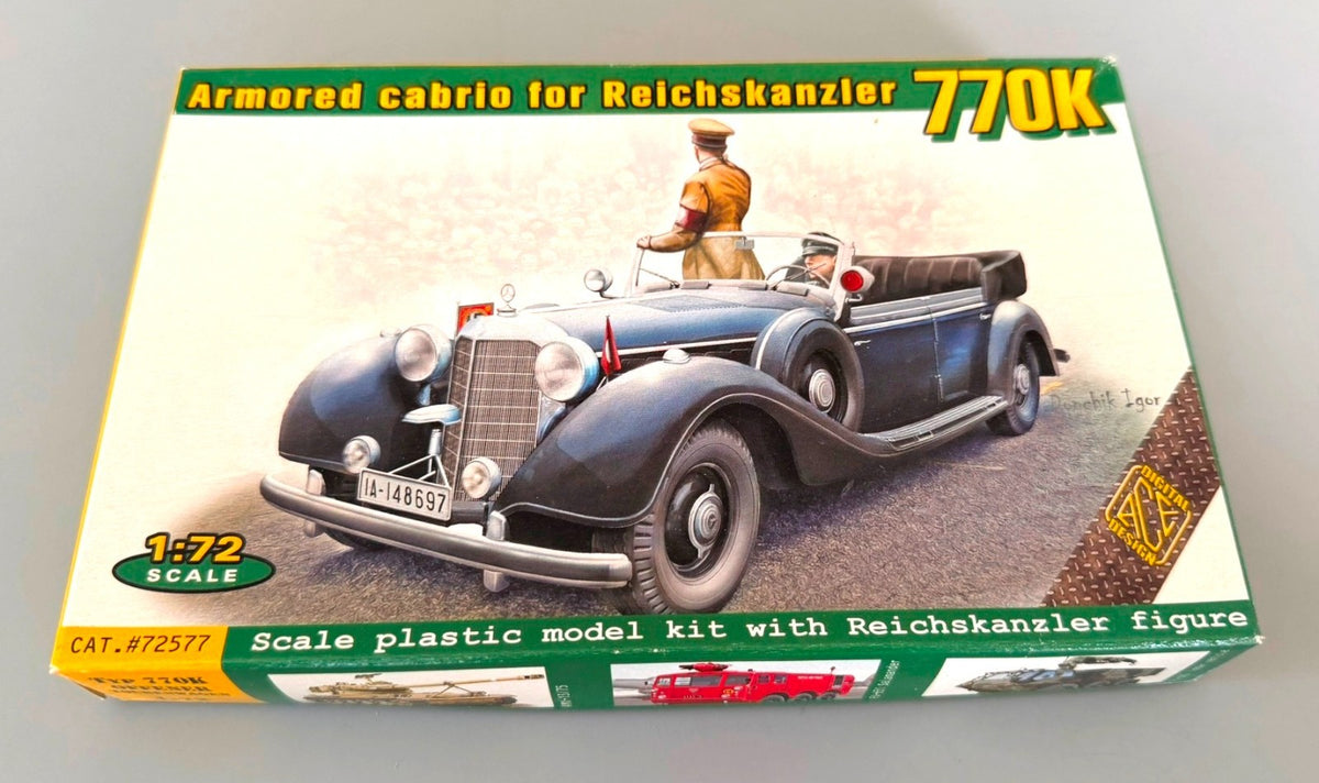 ACE Typ 770K Offener Tourenwagen 1/72 Scale Plastic Model Kit #72577