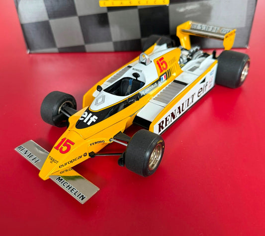 EXOTO. GRAND PRIX CLASSICS. RENAULT RE-20 TURBO. No. 15.  1/18 SCALE.