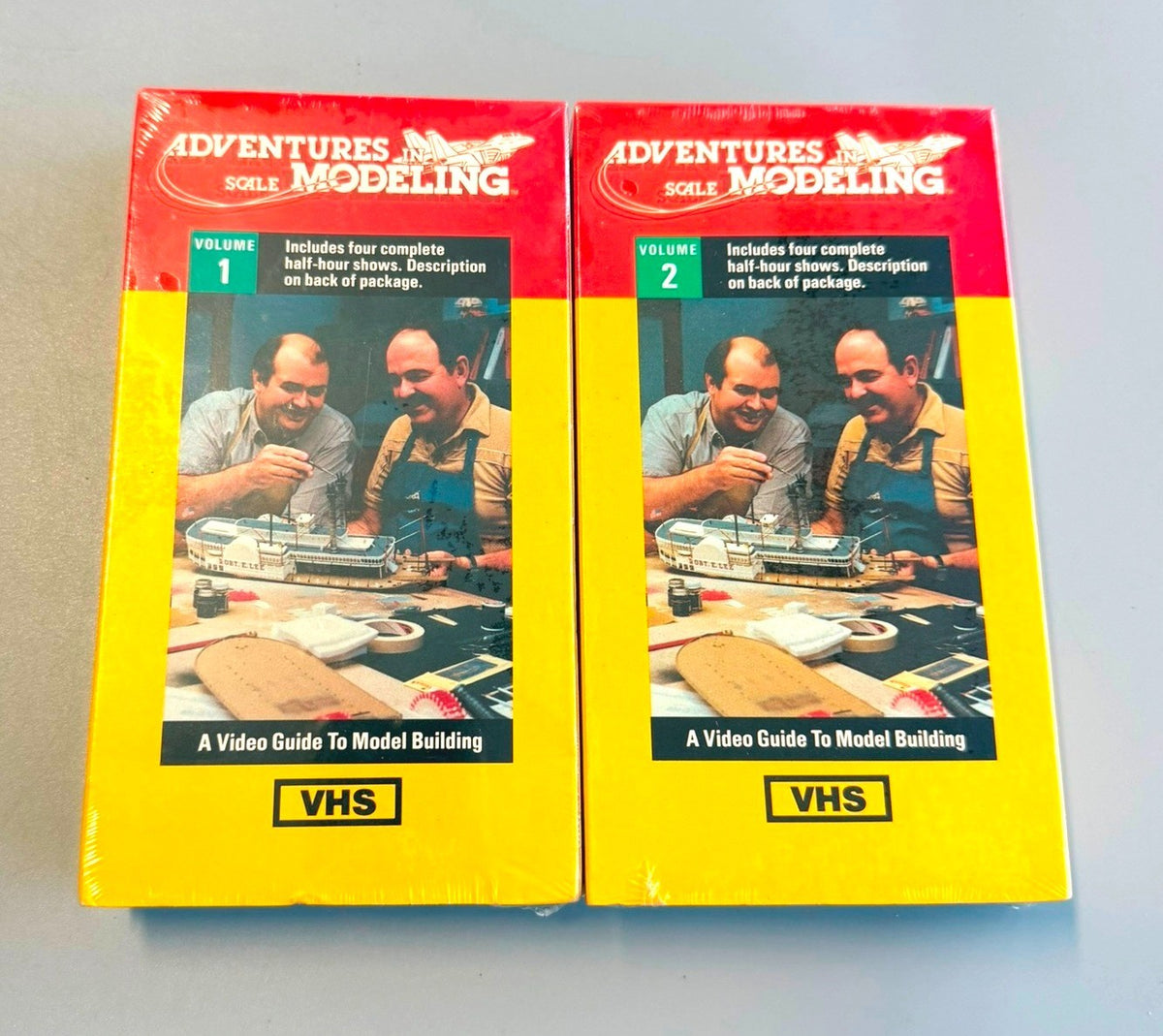 Adventures in Scale Modeling VHS Volume 1 & 2 Model Building Video Guide 8911 89