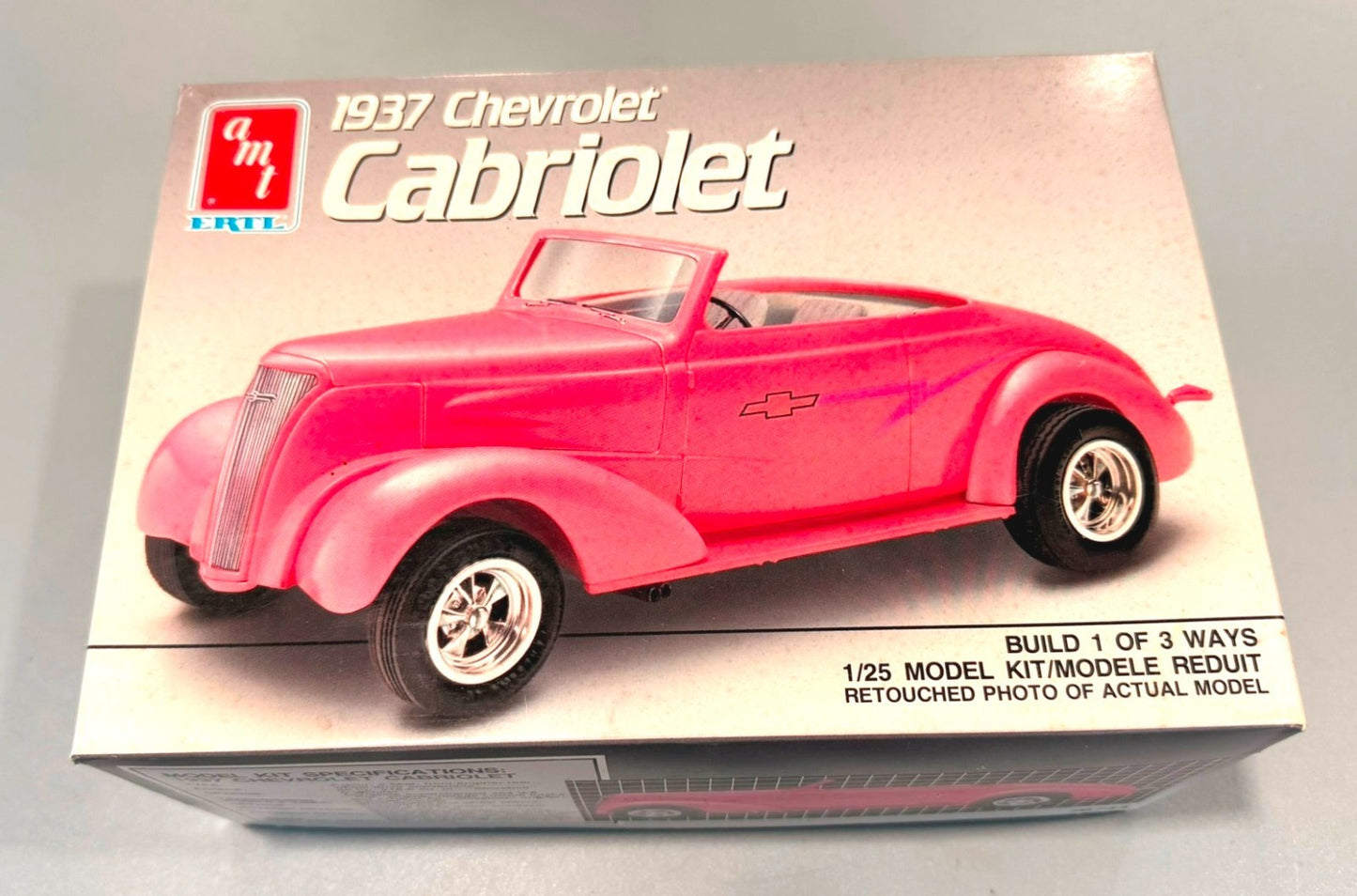 AMT/ERTL 1937 Chevrolet Cabriolet 1:25 Scale Model Kit, #6744, Custom Version