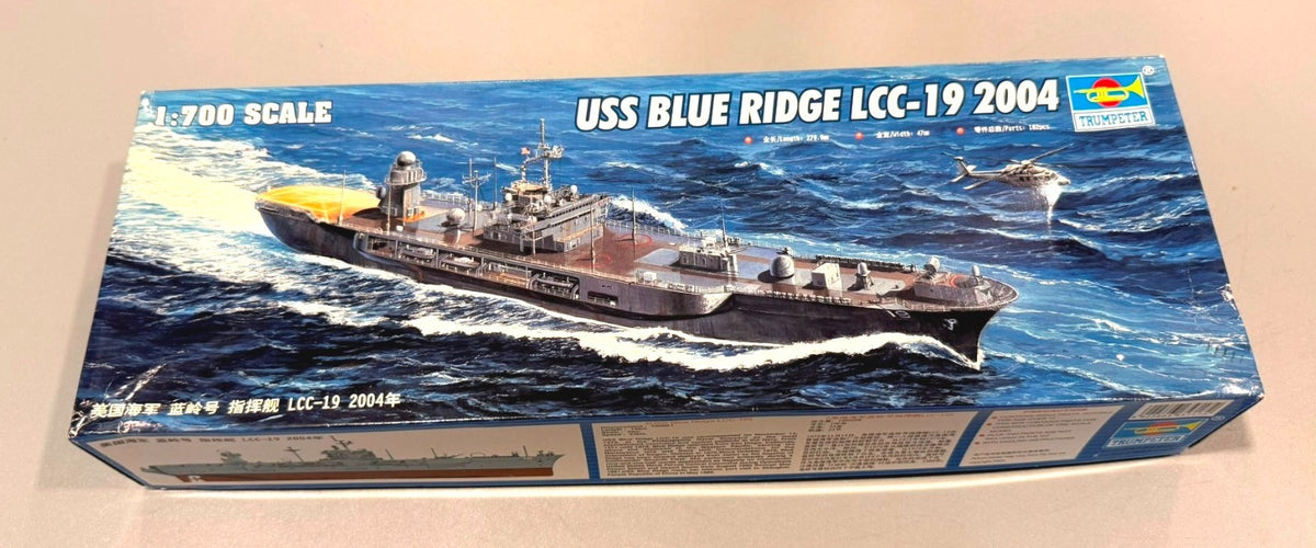 Trumpeter 1/700 USS Blue Ridge LCC-19 2004 Command Ship Model Kit #05717