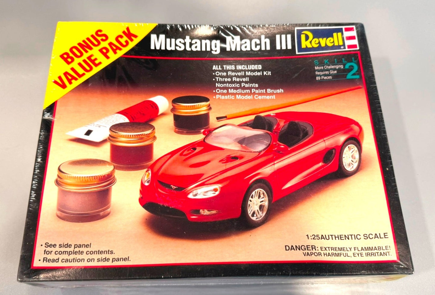 Revell 6382 Ford Mustang Mach III 1/25 Model Kit Bonus Value Pack Sealed