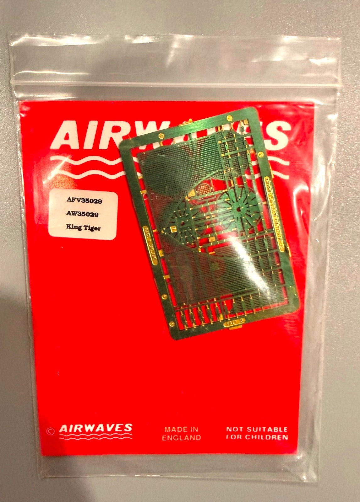 Airwaves AFV35-029 King Tiger Photo Etch Detail Set.