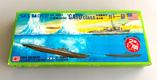Sky Wave U.S. Navy Gato Class Submarine 1/700 Model Kit No 18 Vintage