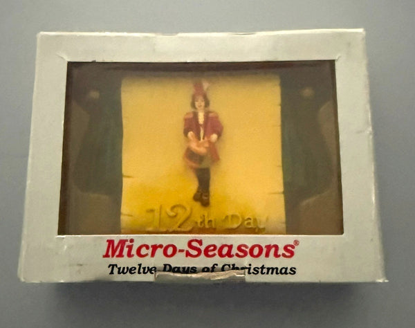 Micro-Seasons Ornament 12th Day – Drummer Drumming.