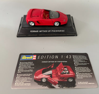 Revell Ferrari Mythos by Pininfarina Red Diecast 1992 Edition 1:43 Scale