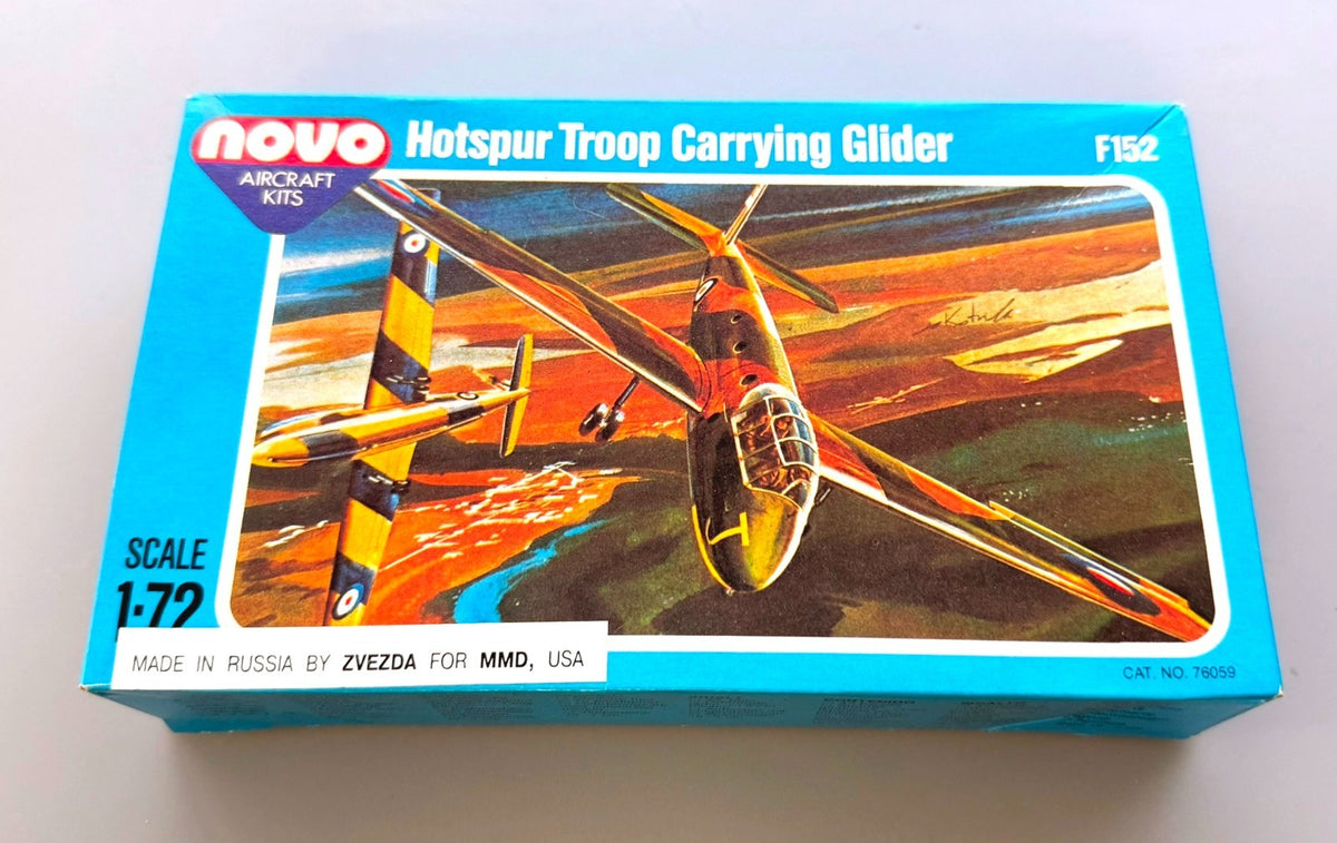 Novo General Aircraft Hotspur II Troop Carrying Glider F152 1/72 Scale Model Kit