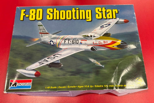 MONOGRAM. F-80 SHOOTING STAR. 1/48 SCALE. No. 85-5311.