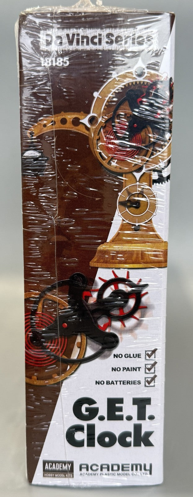 Academy 18185 Da Vinci Series G.E.T. Clock Mechanical Model Kit Sealed