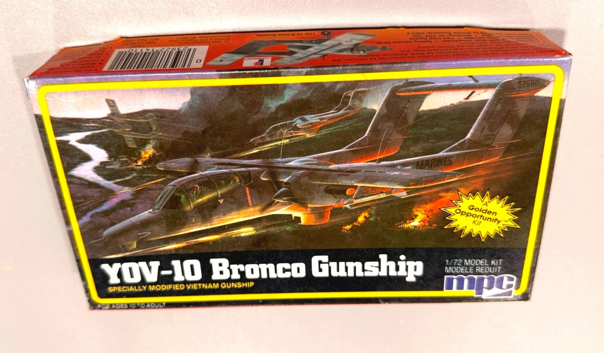 MPC YOV-10 Bronco Gunship – 1:72 Scale Model Kit – No. 1-4110