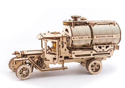 UGears Truck with Tanker Wooden 3D Puzzle, Model 70021