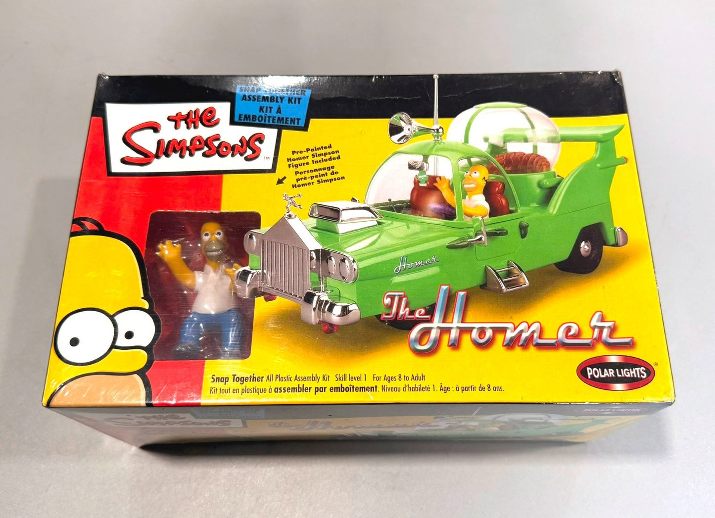 Polar Lights The Simpsons “The Homer” Snap Together Assembly Model Kit – Homer S