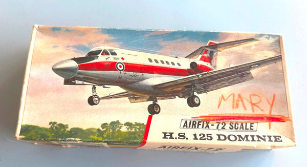 Airfix H.S.125 Dominie 1/72 Scale Aircraft Model Kit Vintage