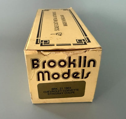 Brooklin Models BRK.21 1963 Chevrolet Corvette Stingray Coupe 1:43 Scale
