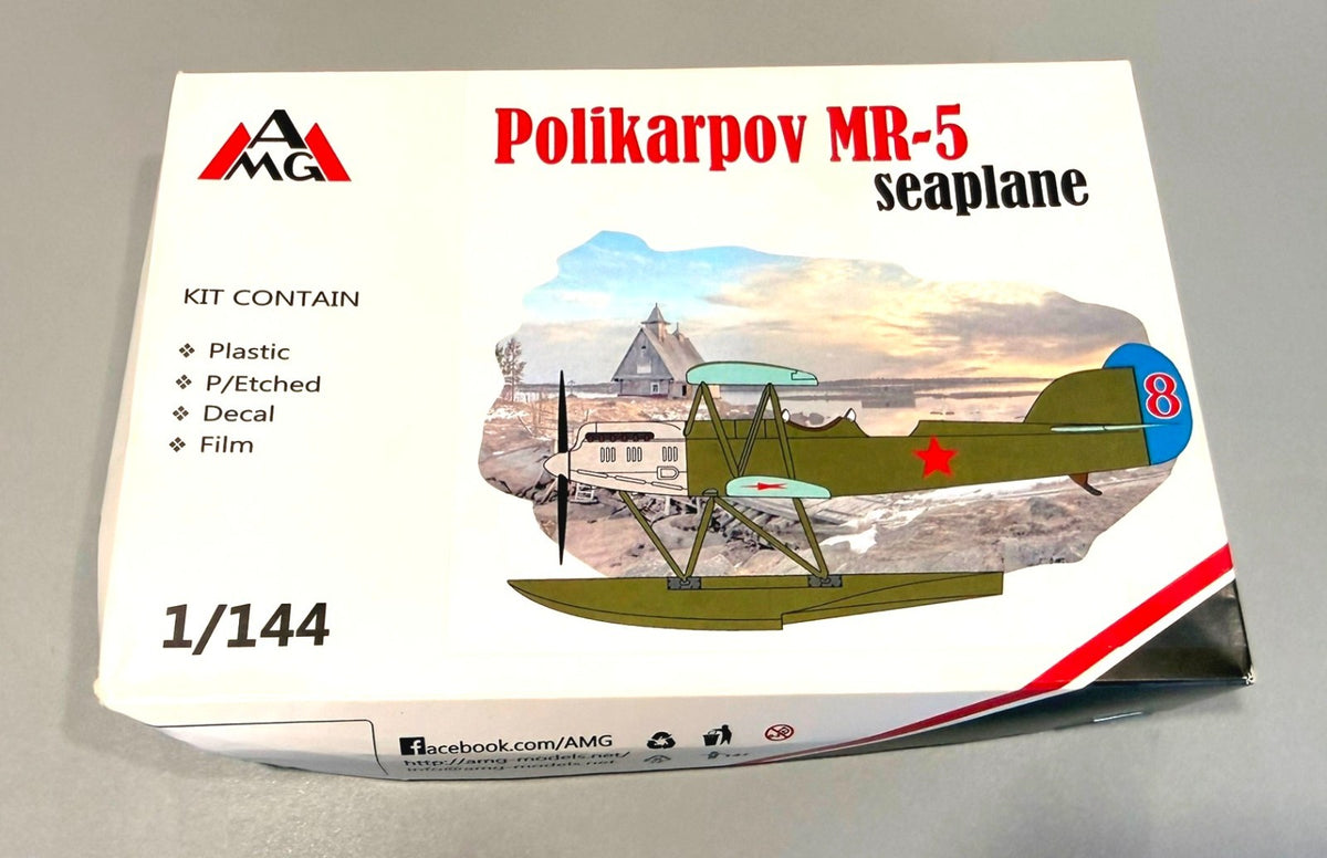 AMG Polikarpov MR-5 R-5 Soviet Seaplane 1/144 Scale Aircraft Model Kit