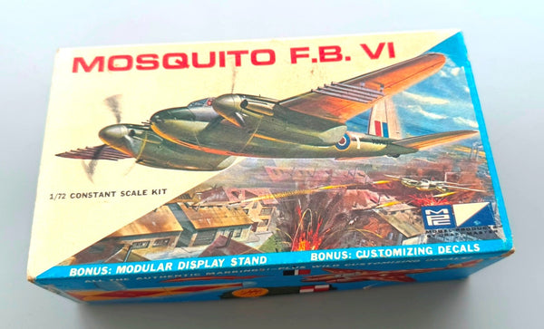 MPC Mosquito F.B. VI 1/72 Aircraft Model Kit Open Box model kit 7017-70