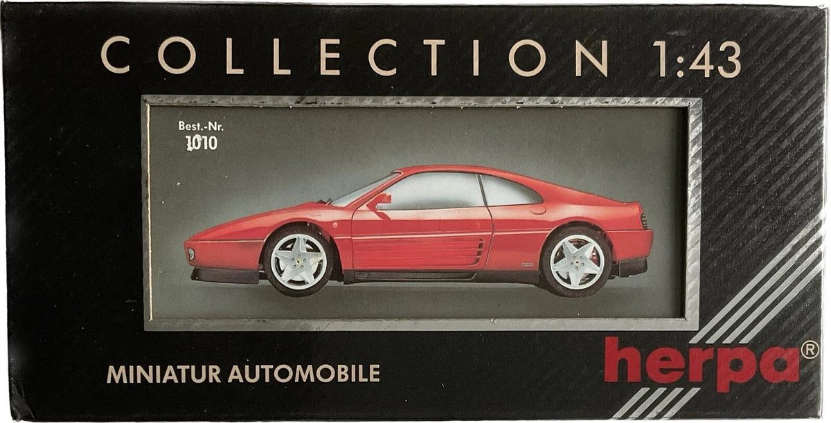 Herpa 1010 Ferrari 348 TB Red High Tech Collection 1:43 Scale Model Car Germany