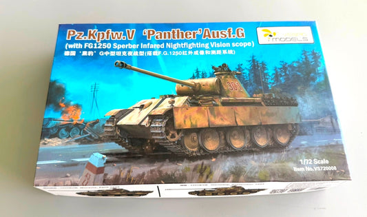 VESPID MODELS. VS720008. PZ.KPFW.V PANTHER AUSF.G WITH FG1250 SPERBER 1/72