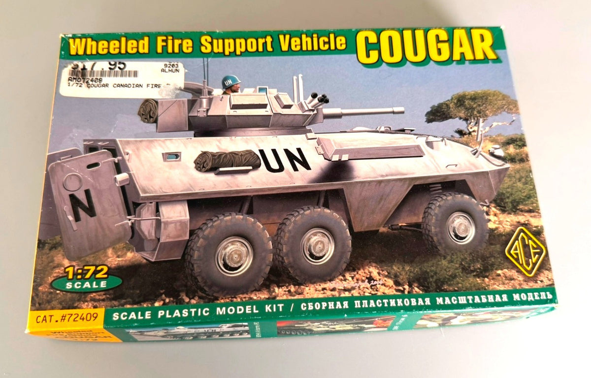 ACE Cougar FSV (Fire Support Vehicle) 1/72 Scale Plastic Model Kit — Cat. #72409