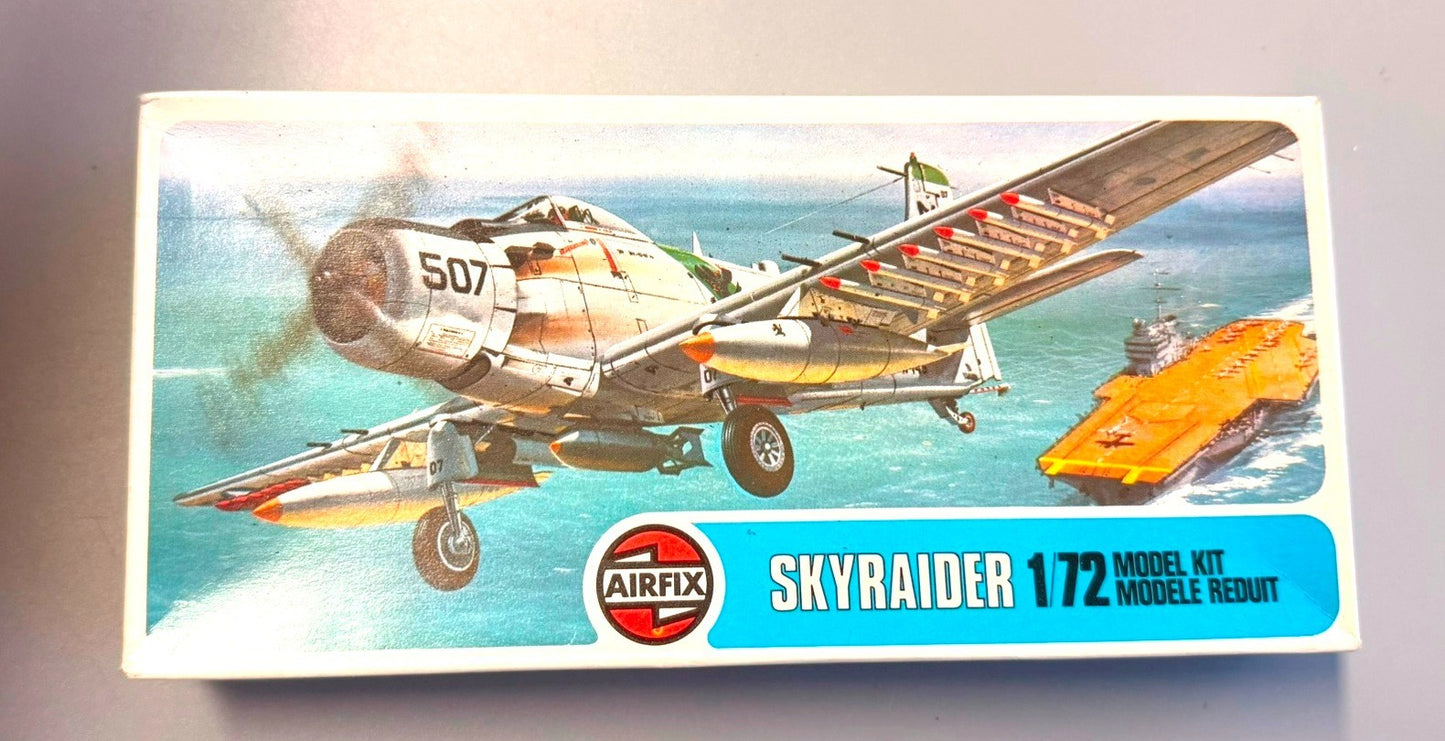 Airfix Douglas A-1 Skyraider 1/72 Scale Aircraft Model Kit Series 2 02030-7