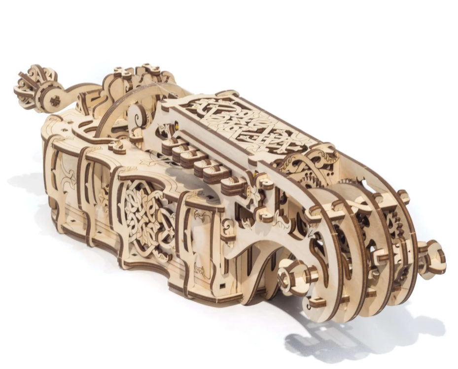 UGears Hurdy-Gurdy Wooden 3D Puzzle, Model 70030