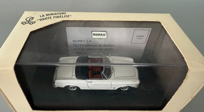 Norev Fiat 1500 Cabriolet 1963 "Haute Fidélité" Diecast 1:43 Scale