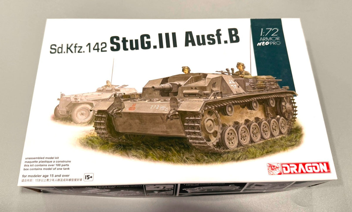 Dragon Sd.Kfz. 142 StuG. III Ausf. B 1:72 Scale Armor Pro Model Kit #7636