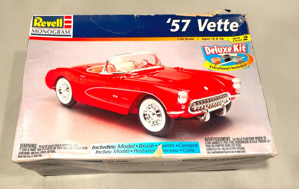 Revell Monogram 85-6669 '57 Vette Deluxe Kit 1/24 Scale Model Kit