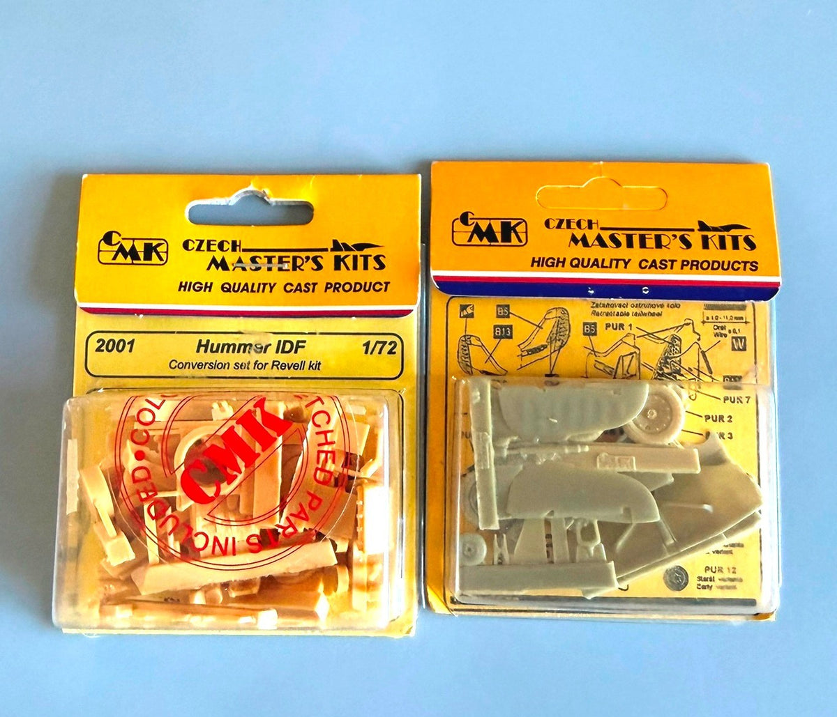 CMK Czech Master's Kits Hummer IDF 1/72 #2001 & FW-190 1/48 #4025 conversion set