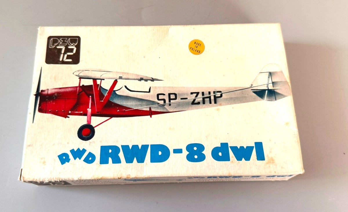 RWD RWD-8 DWL 1/72 Vintage Polish Aircraft Plastic Model Kit