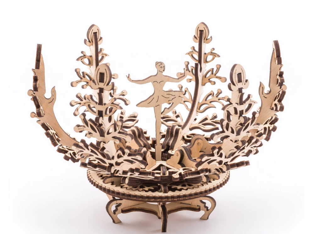 UGears Wolf-01 Handgun Wooden 3D Puzzle, Model 70019