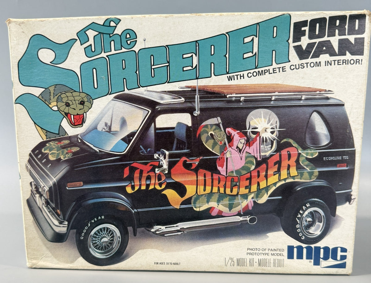 MPC 1-0415 The Sorcerer Ford Econoline Van 1:25 Scale Model Kit Vintage