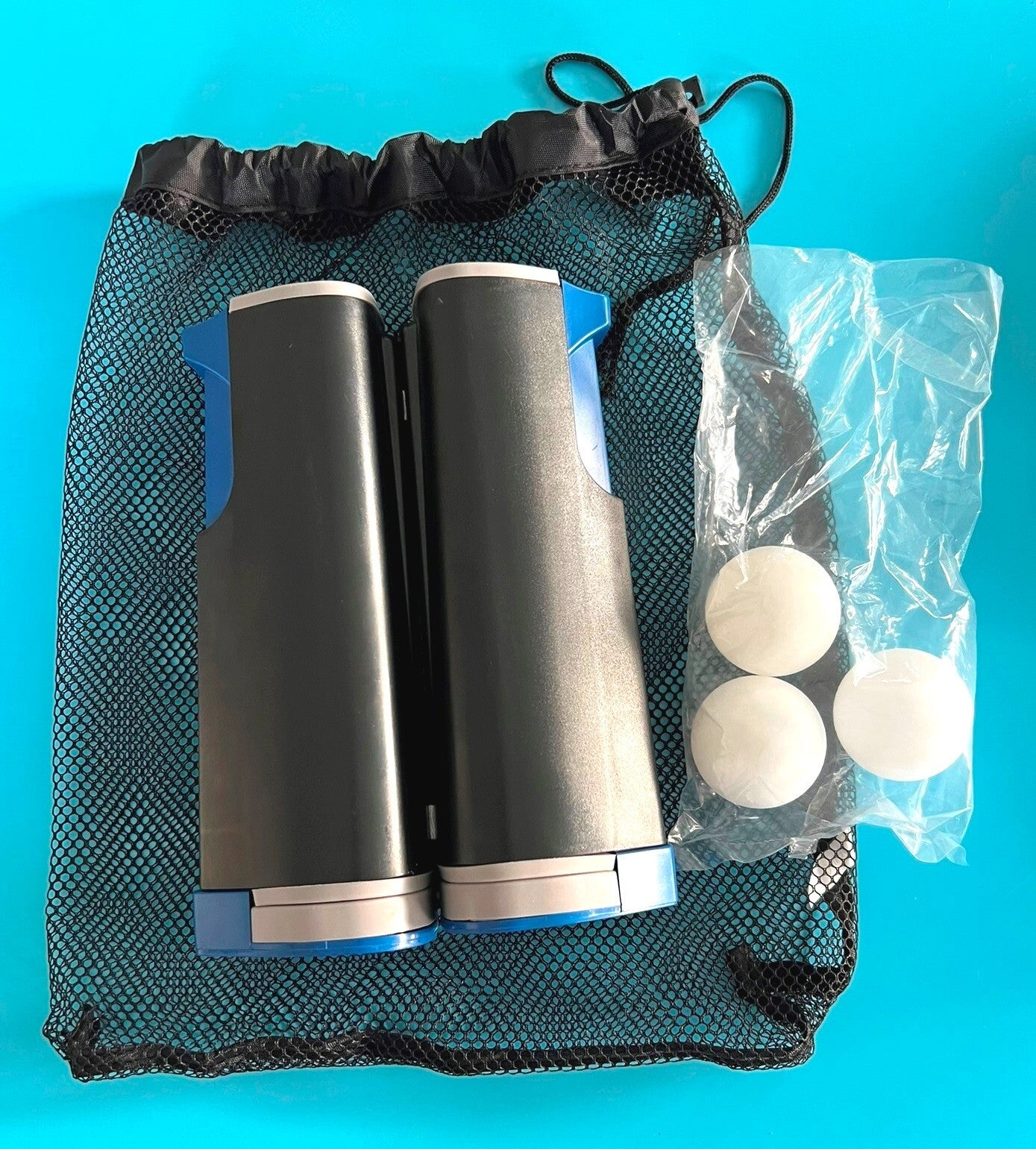SHARPER IMAGE RETRACTABLE TABLE TENNIS SET