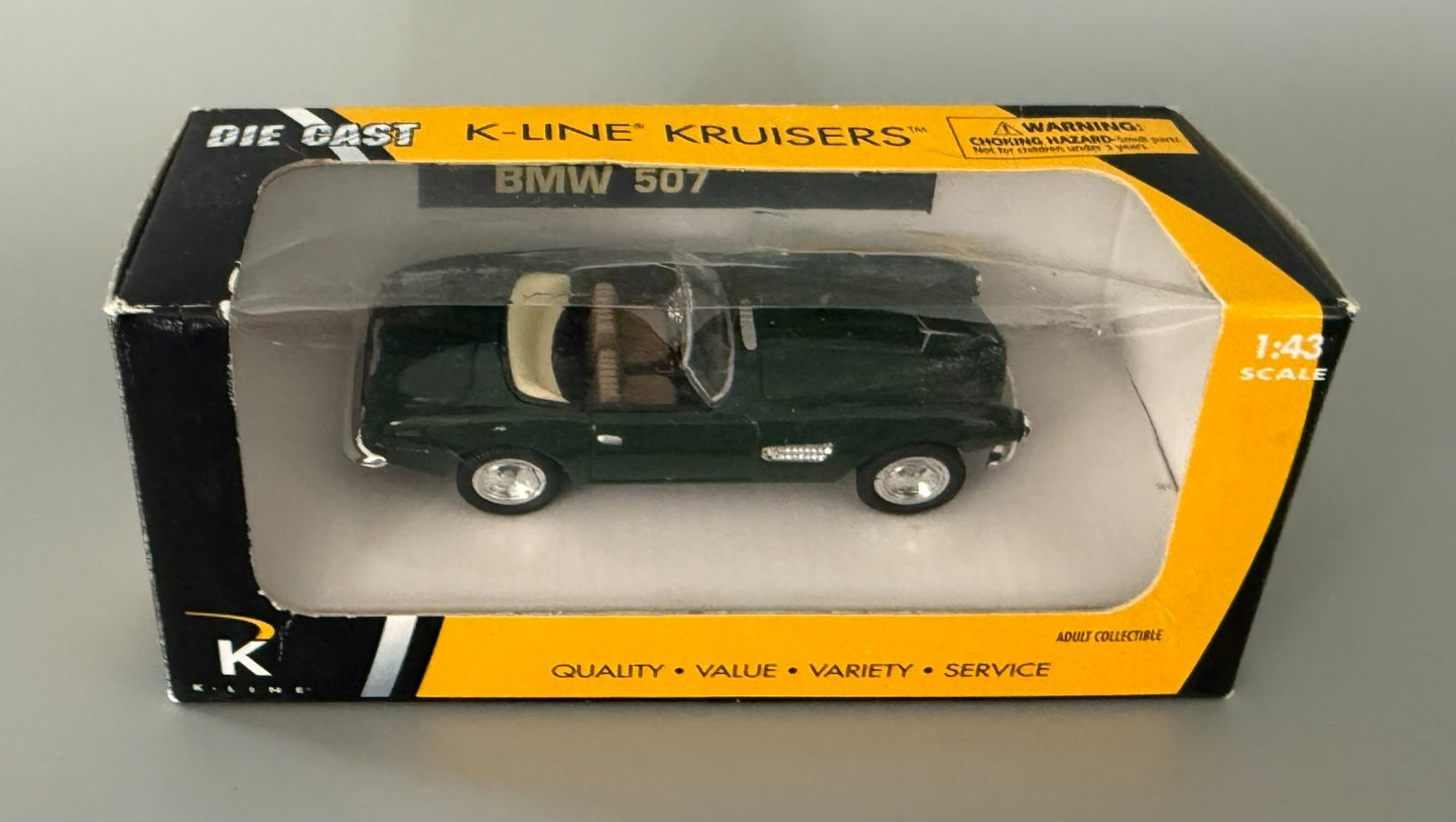 K-Line Kruisers 1956 BMW 507 1:43 Diecast Model Car