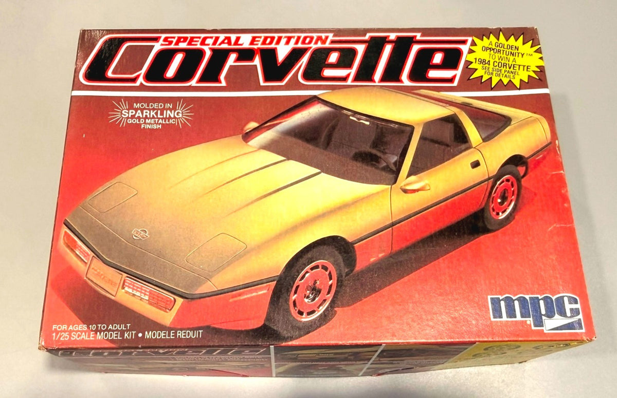 MPC 1984 Chevrolet Corvette Special Edition 1/25 Scale Model Kit #1-3724