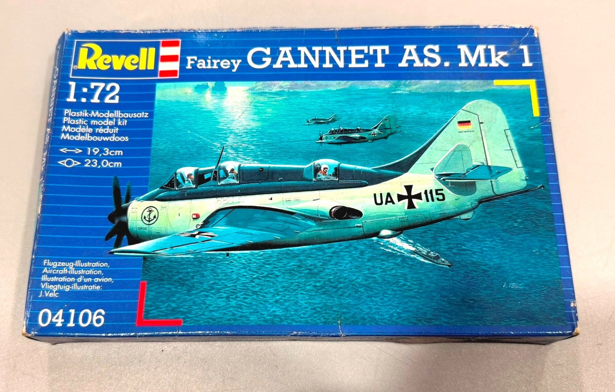 Revell Fairey Gannet AS. Mk 1 – 1:72 Scale Plastic Model Kit – #04106