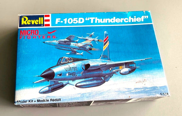 REVELL F-105D Thunderchief 1/144 Micro Fighters Model Kit Vintage No. 4045