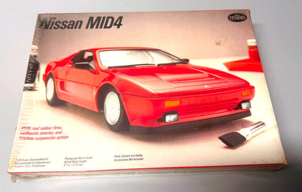 Testors Nissan MID4 1/24 Scale Model Kit Sealed Fujimi No 396 vintage