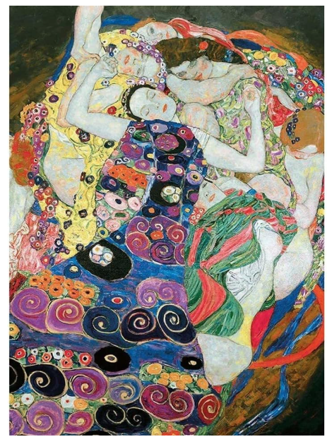 Educa The Kiss & The Maiden by Gustav Klimt 2 x 1000 Piece Puzzles - 18488