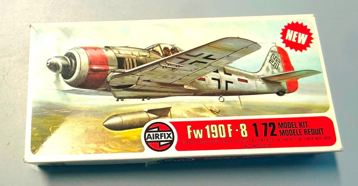 Airfix Focke-Wulf Fw 190 F-8 1/72 Scale Aircraft Model Kit Series 2 02063-7