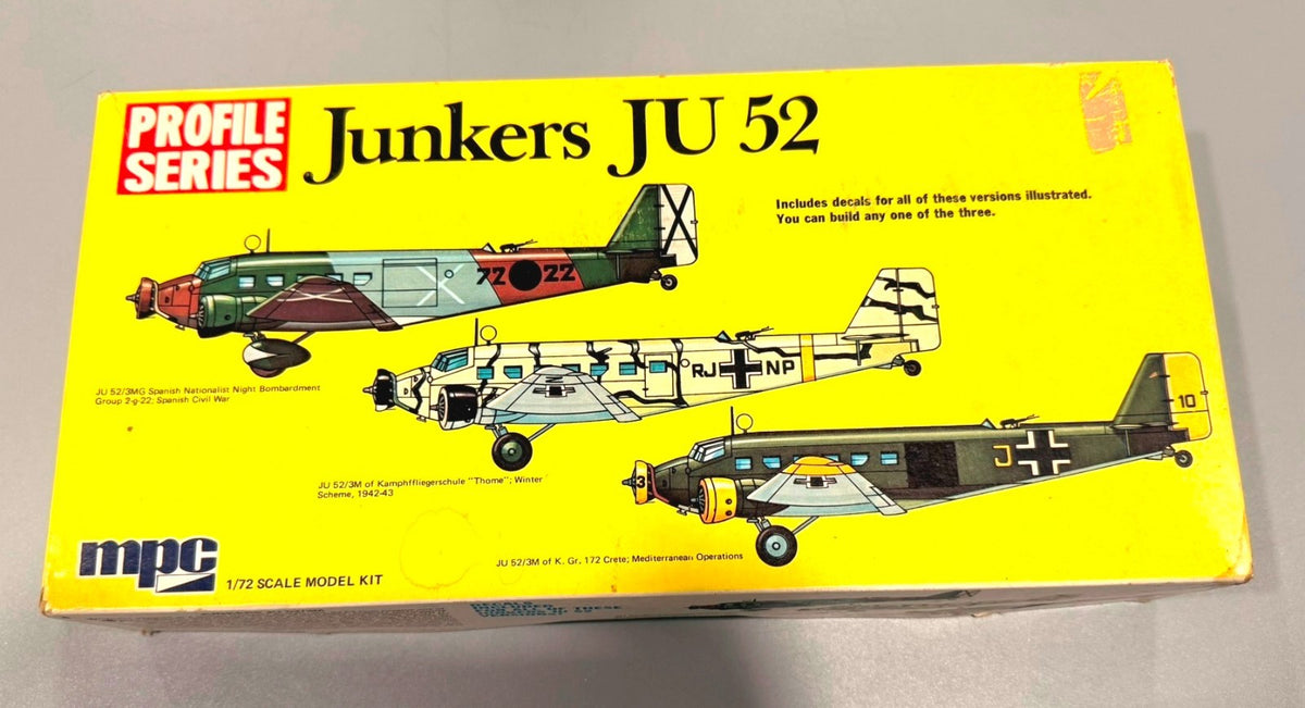 MPC Profile Series Junkers Ju 52 – Model Kit – No. 2-2006