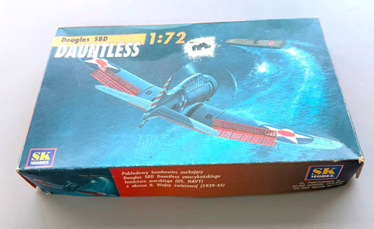SK Model Douglas SBD Dauntless Aircraft Model Kit 1/72 Scale Vintage