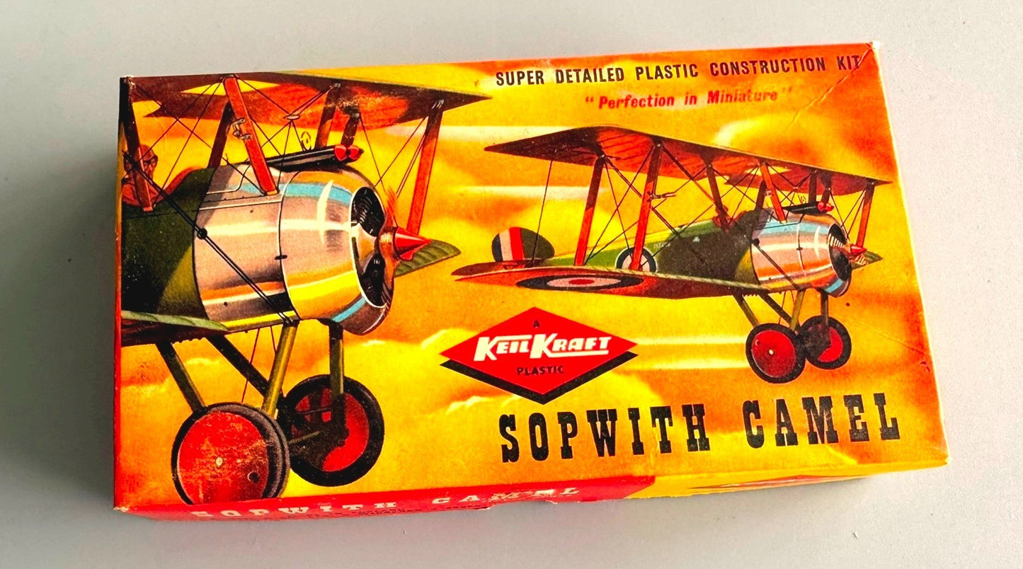 Keil Kraft Sopwith Camel 1/72 Scale Model Kit Vintage Kit No F2 WWI Aircraft