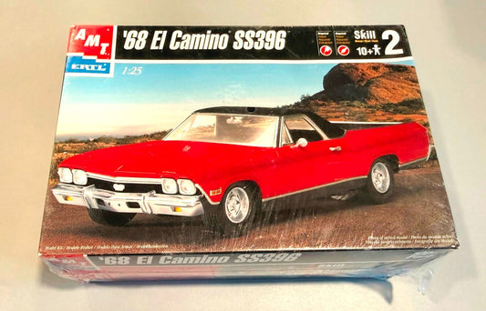 AMT ERTL 1968 Chevy El Camino 1/25 Scale Plastic Model Kit #8017 Sealed