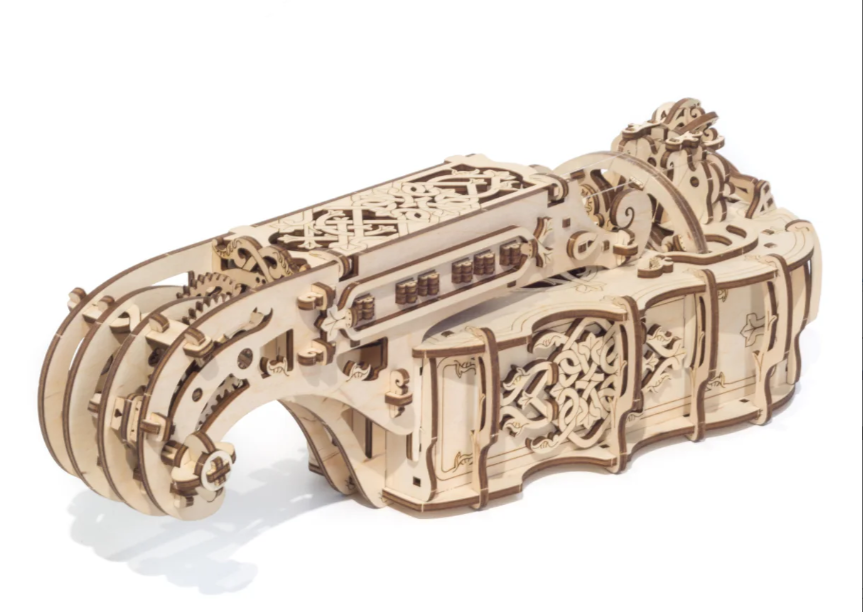 UGears Hurdy-Gurdy Wooden 3D Puzzle, Model 70030