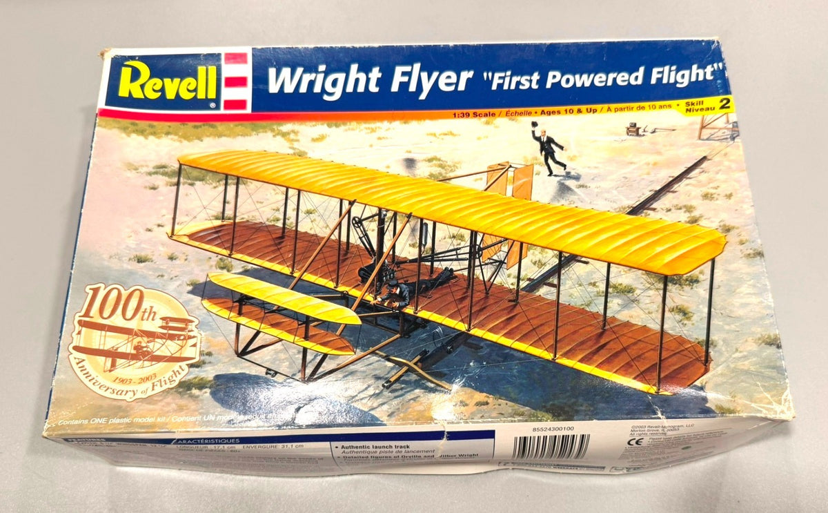 Revell Wright Flyer “First Powered Flight” – 1:39 Scale Model Kit – #85-5243 – 1