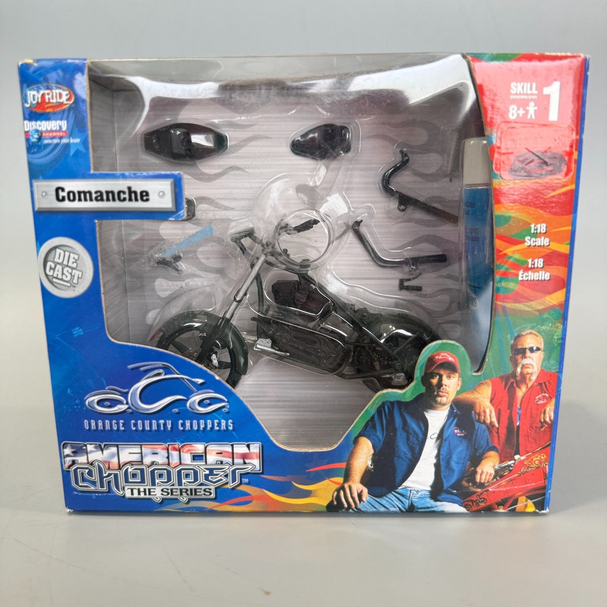 JoyRide 37214 OCC American Chopper Comanche 1:18 Scale Diecast Model Kit