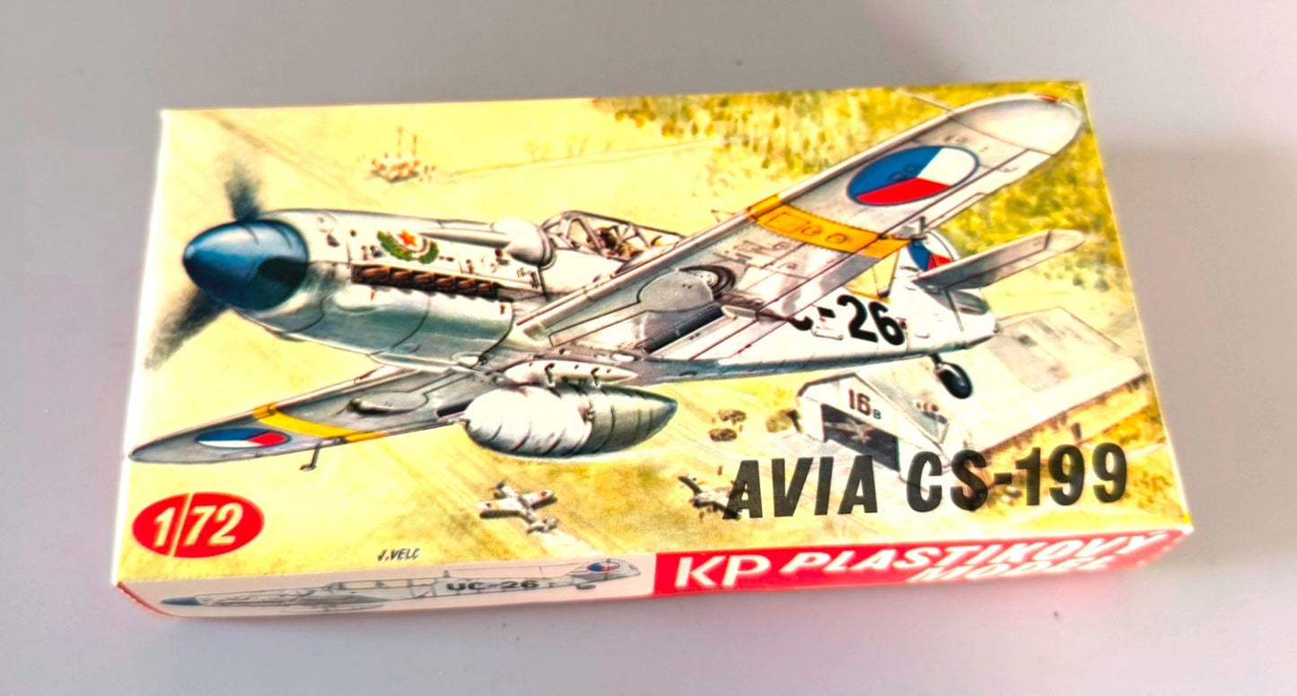 KP Kovozavody Prostejov AVIA CS-199 1/72 Vintage Plastic Model Kit