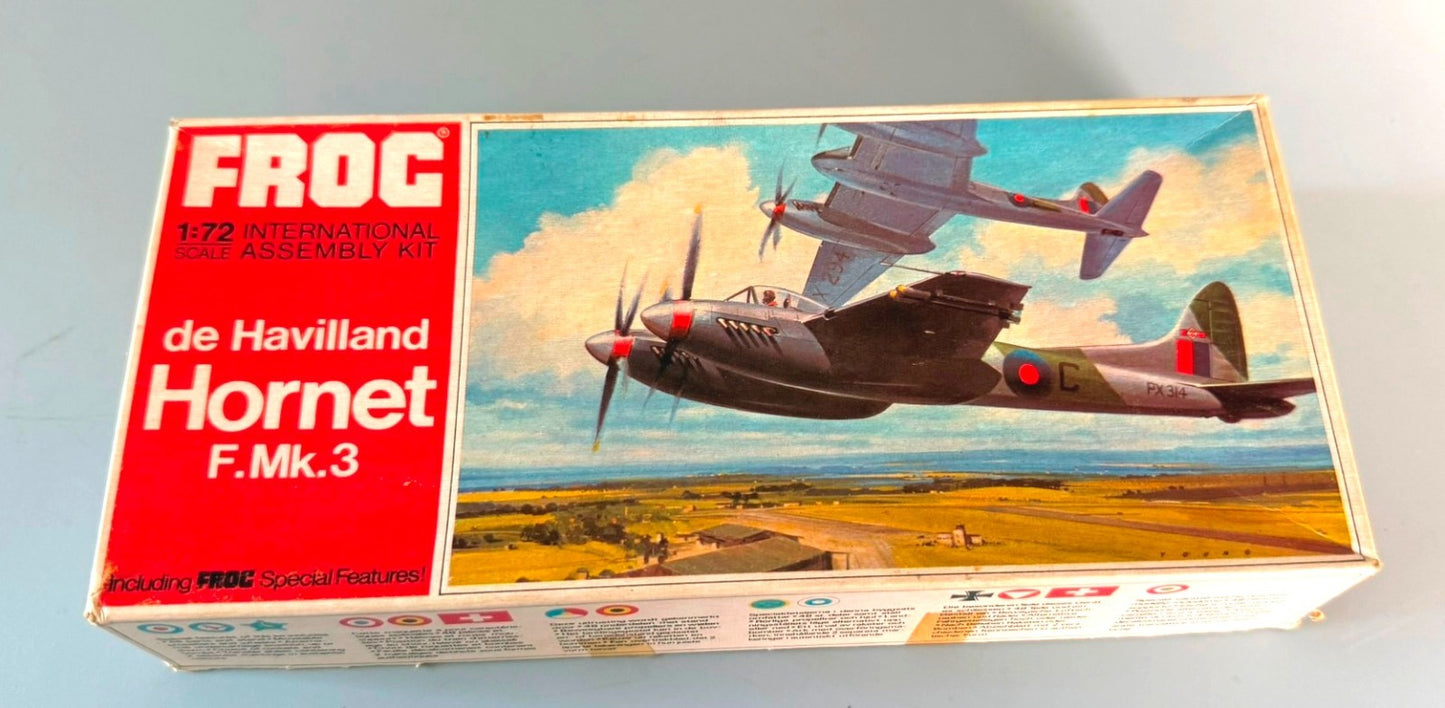 FROG de Havilland Hornet F Mk 3 1/72 Vintage Model Kit F239