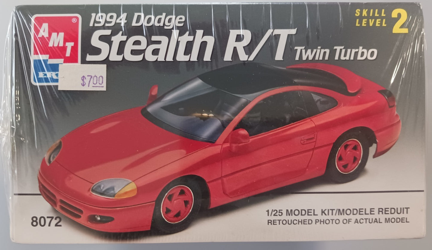 AMT Ertl 8072 1994 Dodge Stealth R/T Twin Turbo 1/25 Plastic Model Kit Sealed